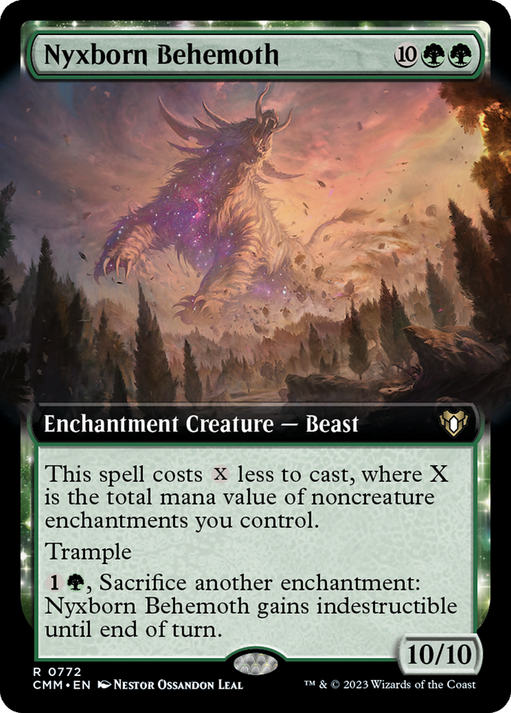 Nyxborn Behemoth (Extended Art) [Commander Masters]