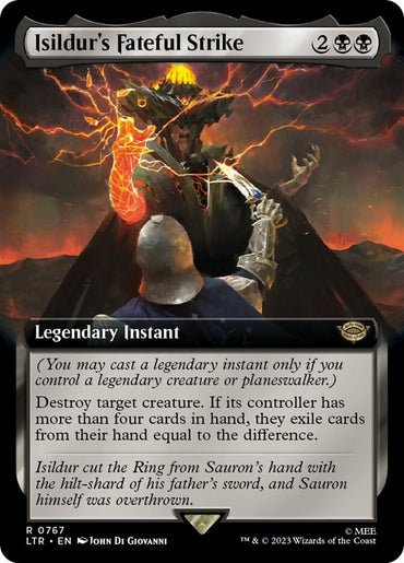 Isildur's Fateful Strike (Extended Art) (Surge Foil) [The Lord of the Rings: Tales of Middle-Earth]