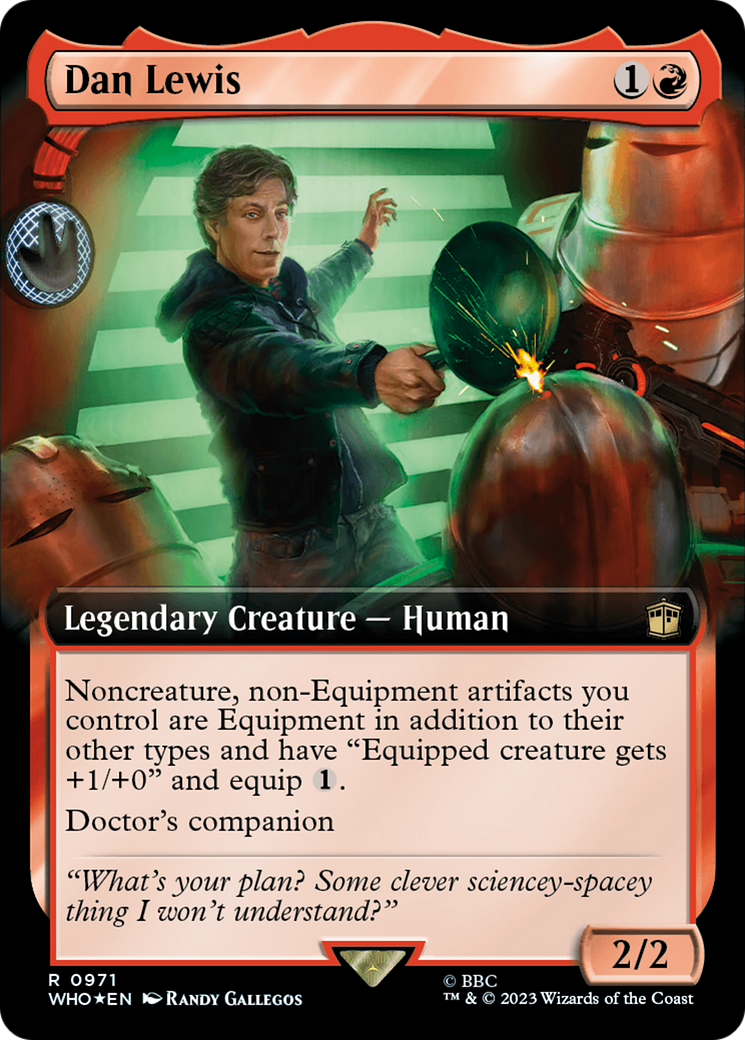 Dan Lewis (Extended Art) (Surge Foil) [Doctor Who]