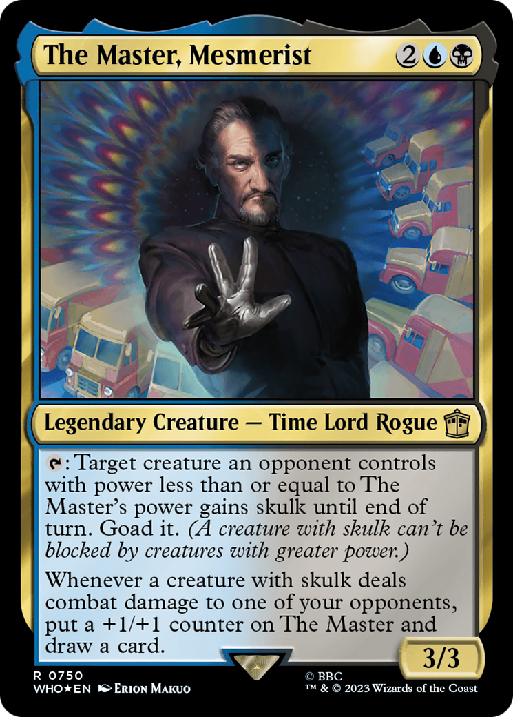 The Master, Mesmerist (Surge Foil) [Doctor Who]