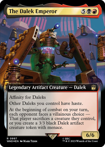 The Dalek Emperor (Extended Art) (Surge Foil) [Doctor Who]