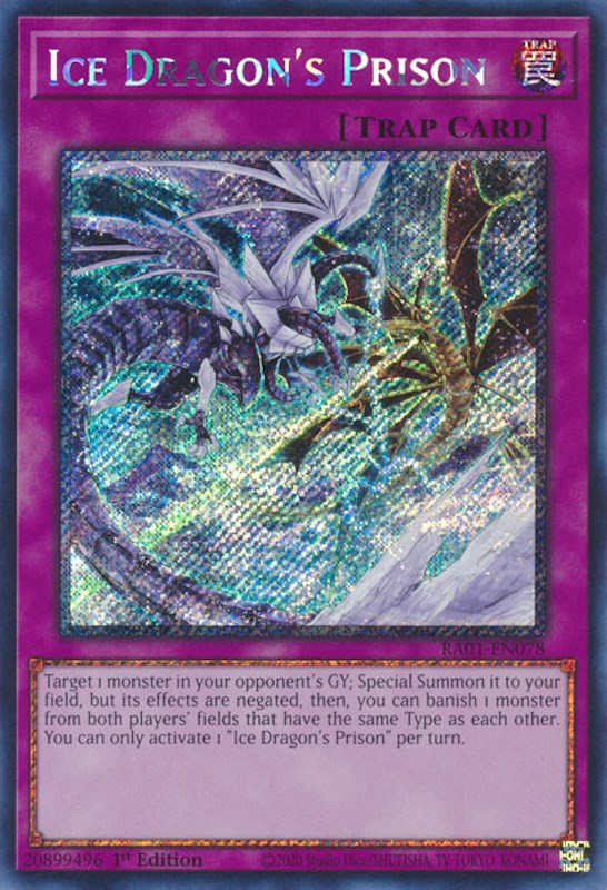 Ice Dragon's Prison [RA01-EN078] Platinum Secret Rare