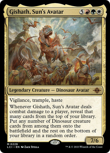 Gishath, Sun's Avatar (Promo Pack) [The Lost Caverns of Ixalan Promos]