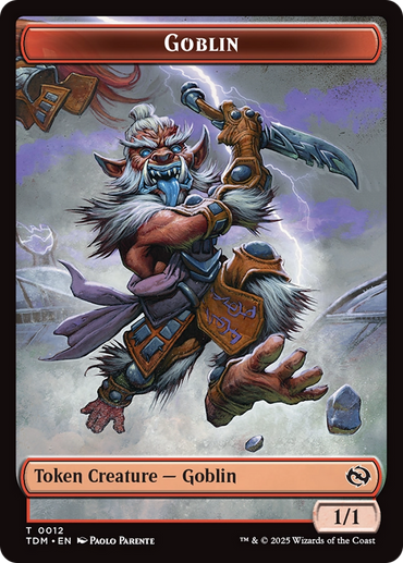 Goblin // Solider (0004) Double-Sided Token [Tarkir: Dragonstorm Commander Tokens]