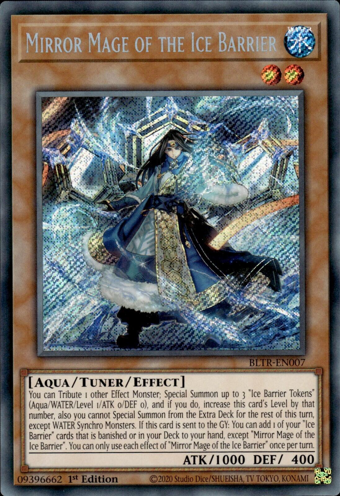 Mirror Mage of the Ice Barrier [BLTR-EN007] Secret Rare