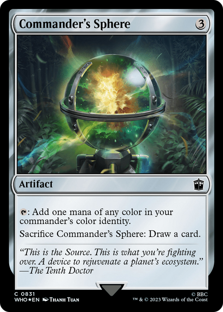 Commander's Sphere (Surge Foil) [Doctor Who]