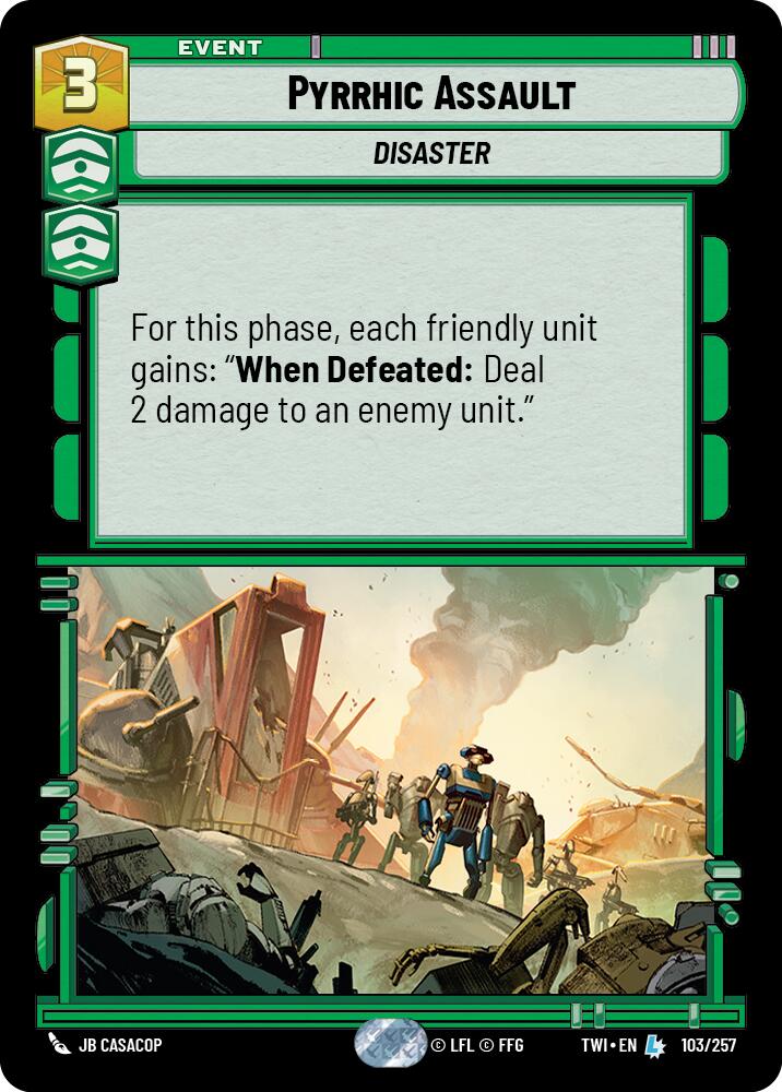 Pyrrhic Assault (103/257) (103/257) [Twilight of the Republic]