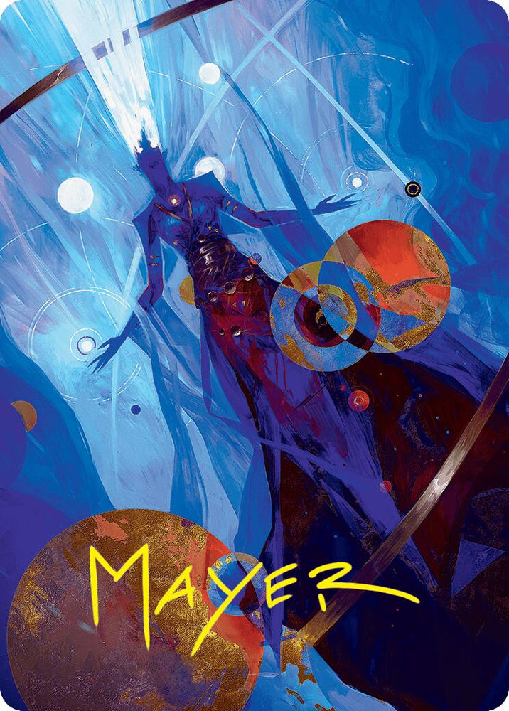 Omniscience Art Card (32/54) (Gold-Stamped Signature) [Foundations Art Series]