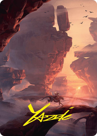 Mountain Art Card (24/54) (Gold-Stamped Signature) [Foundations Art Series]