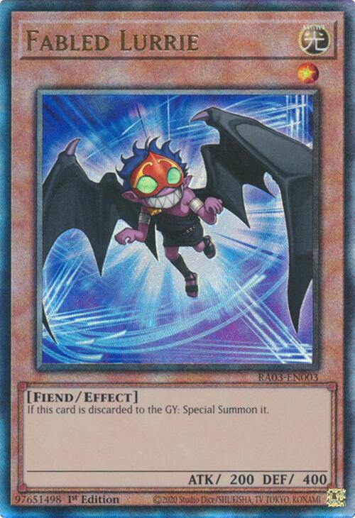 Fabled Lurrie (UTR) [RA03-EN003] Prismatic Ultimate Rare