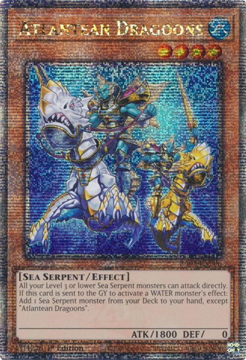 Atlantean Dragoons (Quarter Century Secret Rare) [RA03-EN006] Quarter Century Secret Rare