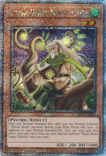 Ritual Beast Tamer Elder (Quarter Century Secret Rare) [RA03-EN012] Quarter Century Secret Rare