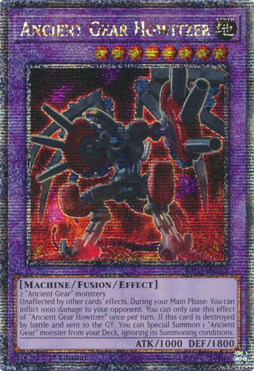 Ancient Gear Howitzer (Quarter Century Secret Rare) [RA03-EN035] Quarter Century Secret Rare