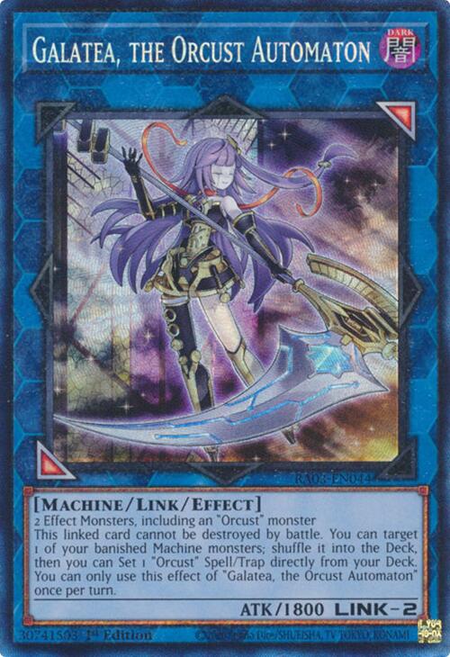 Galatea, the Orcust Automaton (CR) [RA03-EN044] Prismatic Collector's Rare