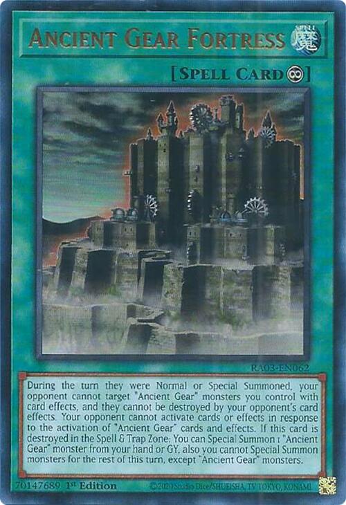 Ancient Gear Fortress (UR) [RA03-EN062] Ultra Rare