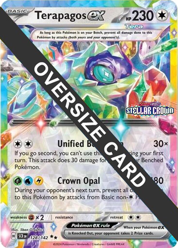 Terapagos ex (128/142) (Jumbo Card) [Scarlet & Violet: Black Star Promos]