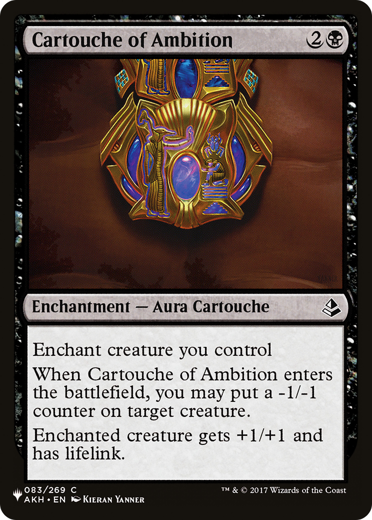 Cartouche of Ambition [The List]