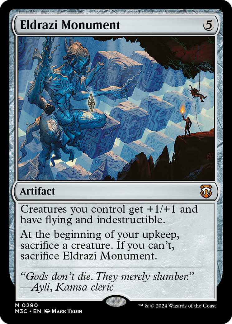 Eldrazi Monument (Ripple Foil) [Modern Horizons 3 Commander]