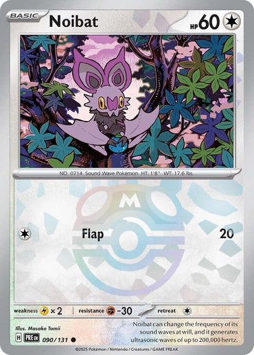 Noibat (090/131) (Master Ball Pattern) [Scarlet & Violet: Prismatic Evolutions]