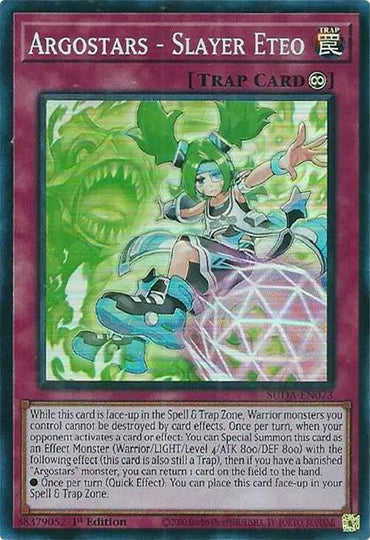 Argostars - Slayer Eteo [SUDA-EN073] Super Rare