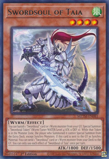 Swordsoul of Taia [MZTM-EN081] Rare