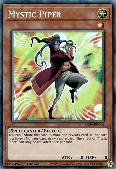 Mystic Piper [RA04-EN005] Prismatic Collector's Rare
