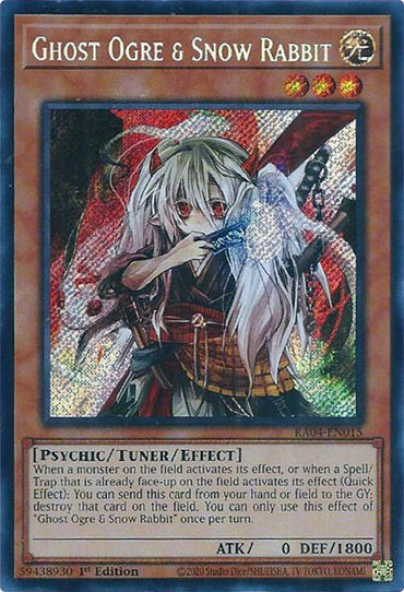 Ghost Ogre & Snow Rabbit [RA04-EN015] Secret Rare