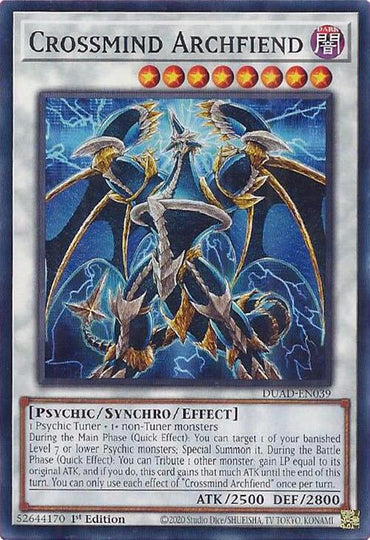 Crossmind Archfiend [DUAD-EN039] Common
