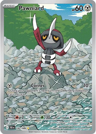 Pawniard (142/086) [Scarlet & Violet: Black Bolt]