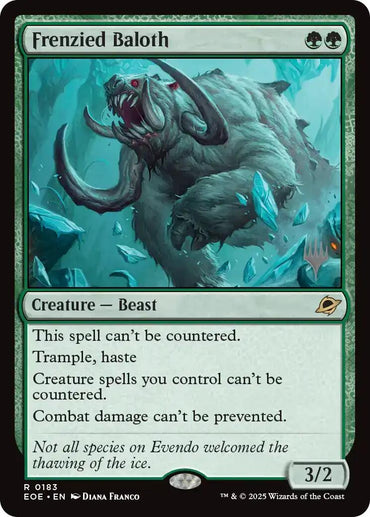 Frenzied Baloth (Promo Pack) [Edge of Eternities Promo Pack]