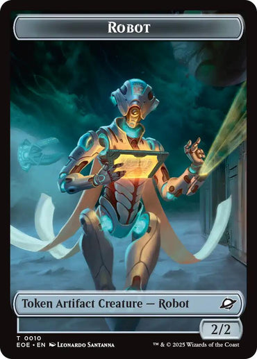 Robot // Lander (0004) Double-Sided Token [Edge of Eternities Tokens]