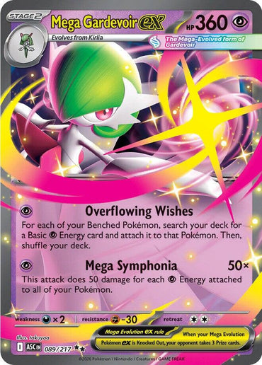 Mega Gardevoir ex (089/217) [Mega Evolution: Ascended Heroes]