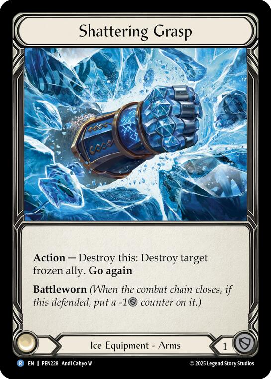 Shattering Grasp [PEN228] (Compendium of Rathe)