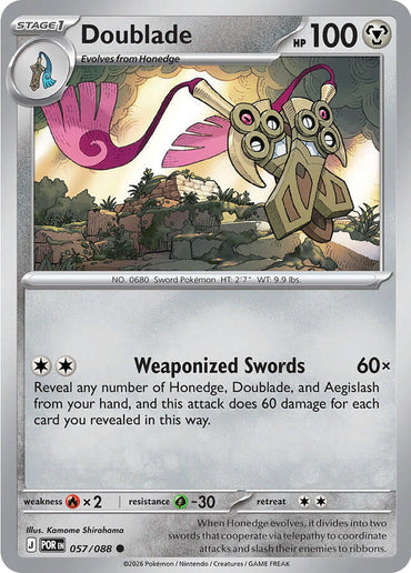Doublade (057/088) [Mega Evolution: Perfect Order]