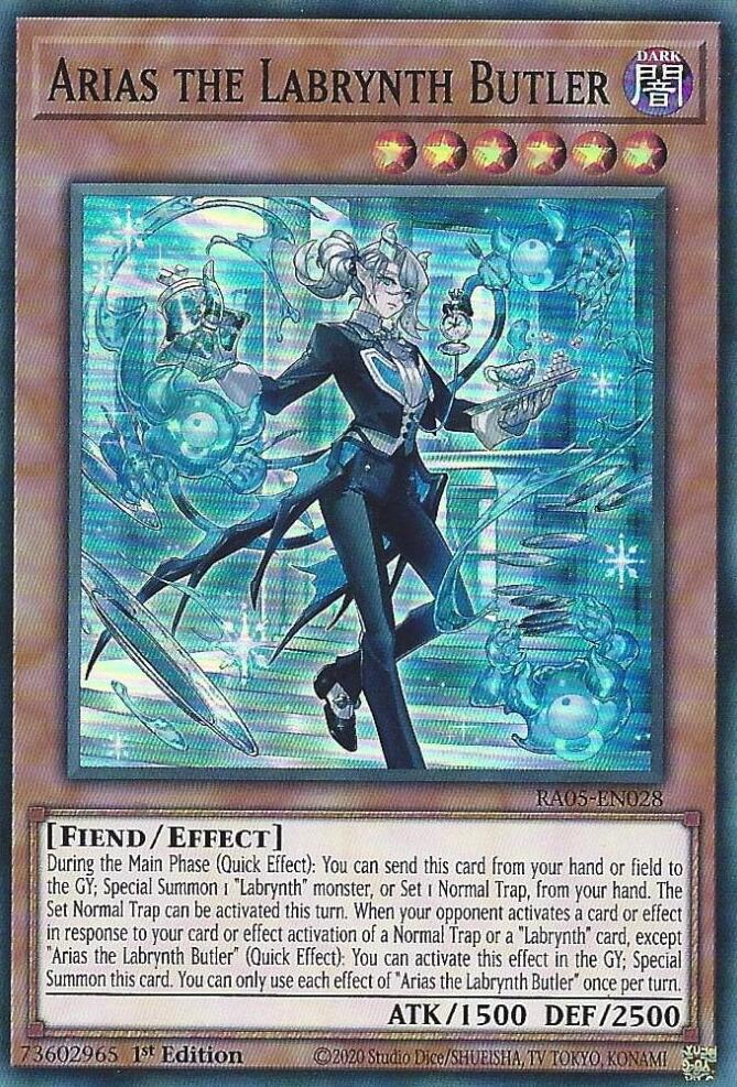 Arias the Labrynth Butler [RA05-EN028] Super Rare