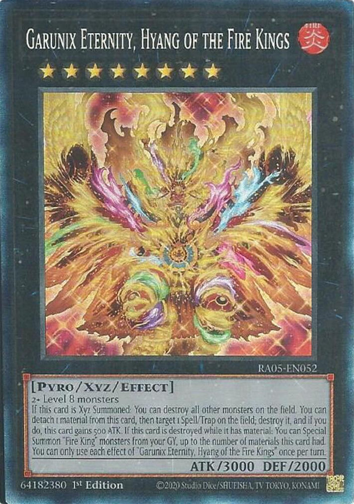 Garunix Eternity, Hyang of the Fire Kings (Collector's Rare) [RA05-EN052] Collector's Rare