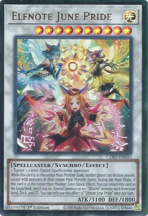 Elfnote June Pride [CORI-EN035] Ultra Rare