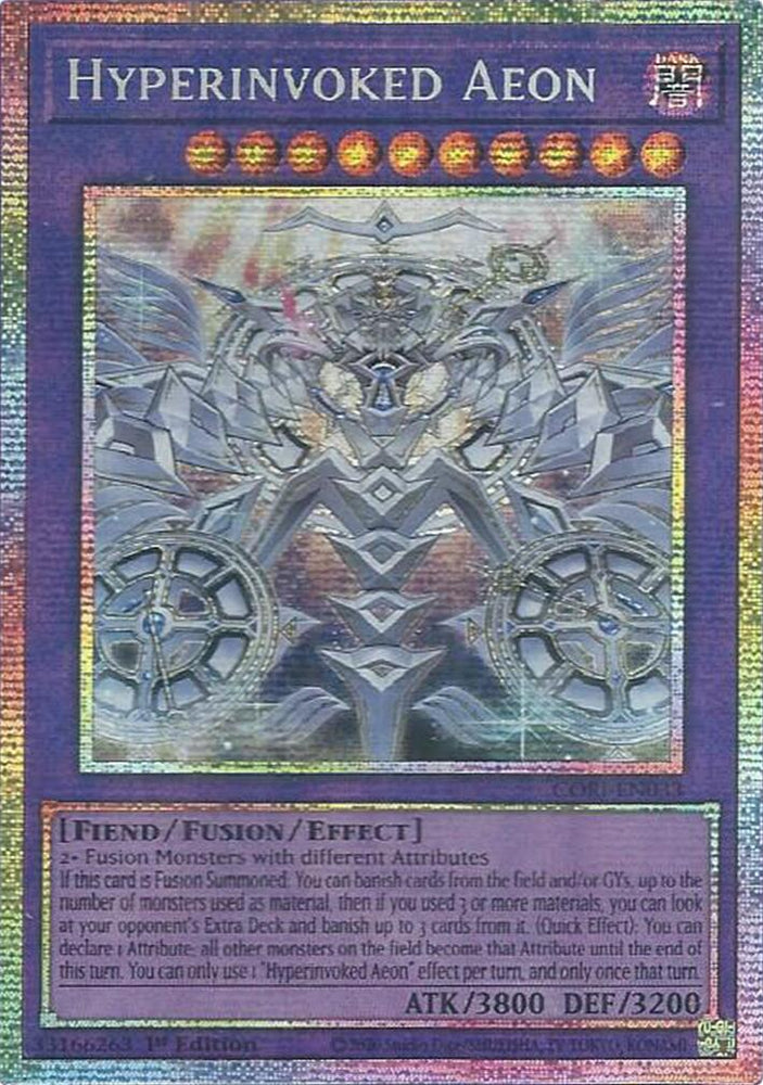 Hyperinvoked Aeon (Starlight Rare) [CORI-EN033] Starlight Rare
