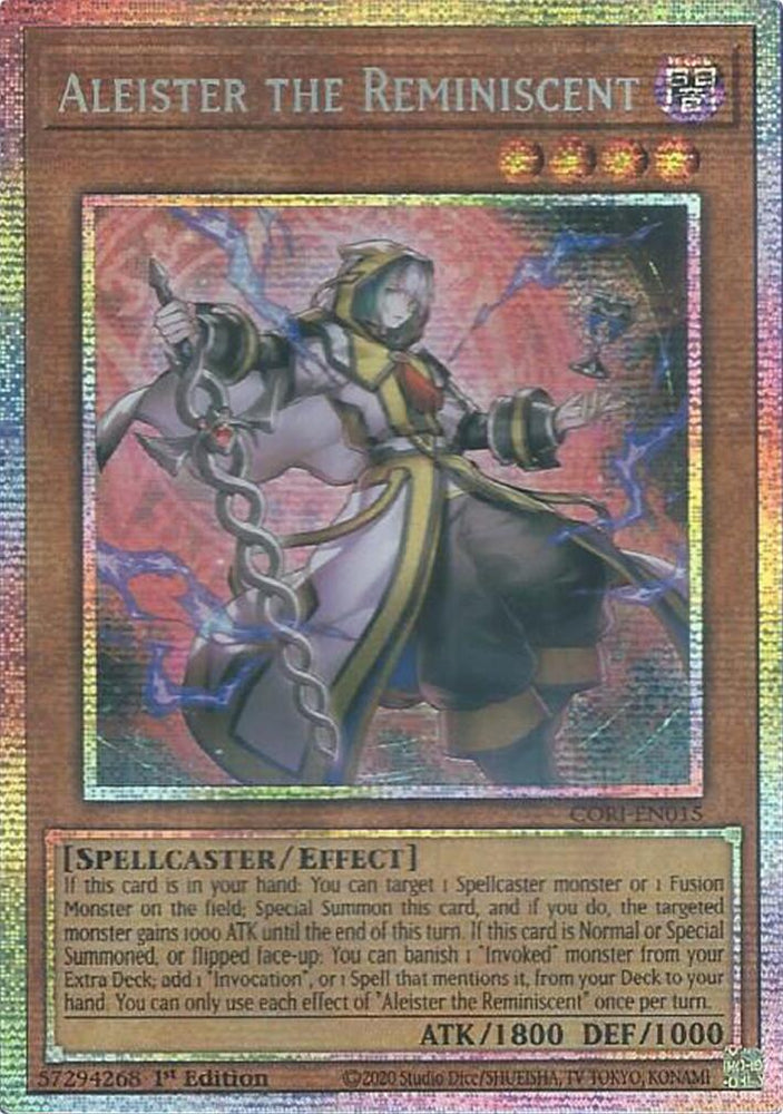 Aleister the Reminiscent (Starlight Rare) [CORI-EN015] Starlight Rare
