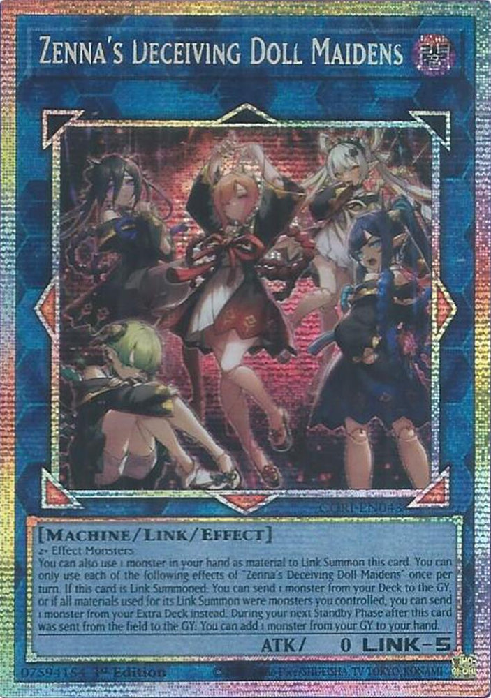 Zenna's Deceiving Doll Maidens (Starlight Rare) [CORI-EN043] Starlight Rare