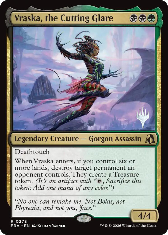 Vraska, the Cutting Glare [Reality Fracture Promos]