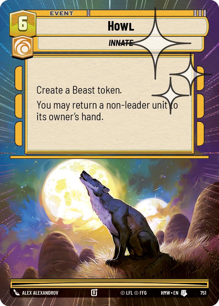Howl (751) (Hyperspace Foil) (751) [Homeworlds]