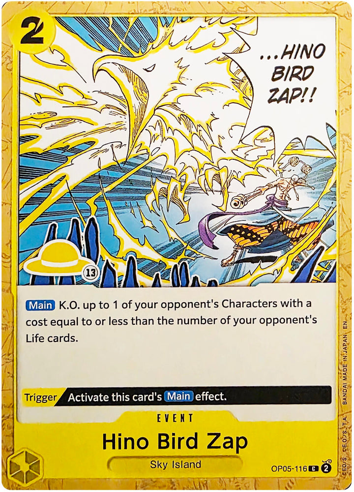Hino Bird Zap (Luffy Deck) [Set Sail Deck Set]
