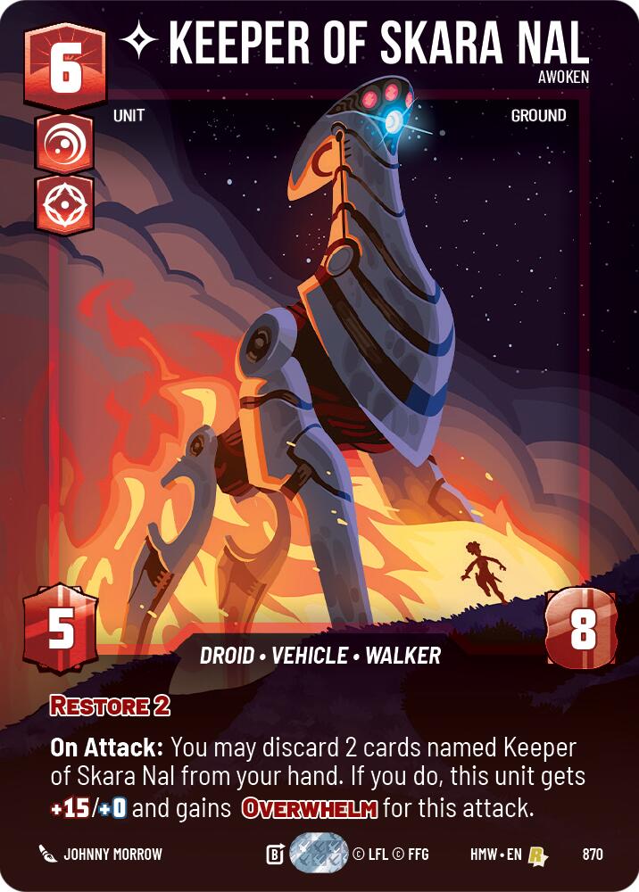 Keeper of Skara Nal - Awoken (870) (Prestige Foil) (870) [Homeworlds]