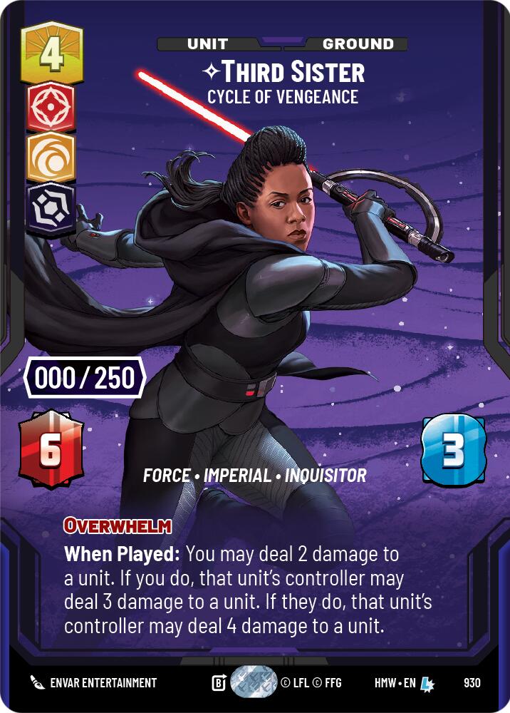 Third Sister - Cycle of Vengeance (930) (Serialized) (930) [Homeworlds]