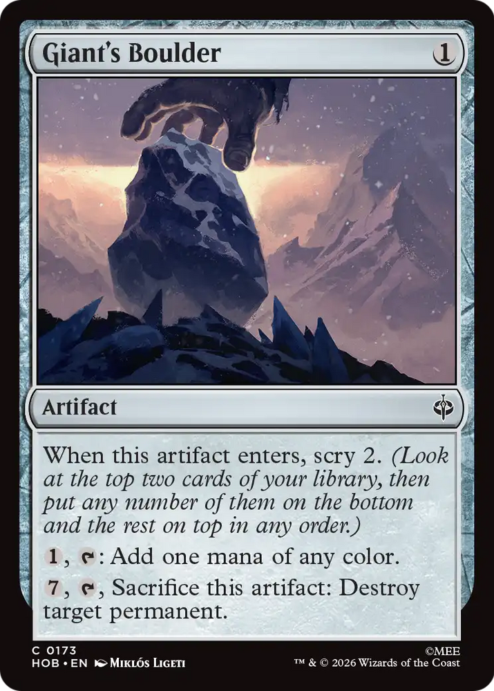 Giant's Boulder [The Hobbit]