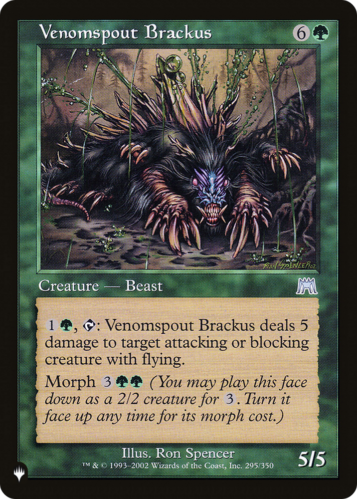 Venomspout Brackus [The List]