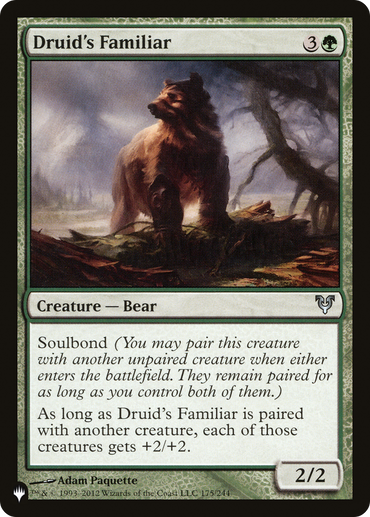 Druid's Familiar [The List]