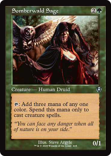 Somberwald Sage (Retro Frame) [Innistrad Remastered]