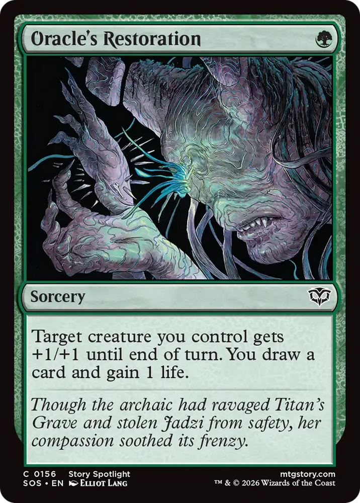 Oracle's Restoration [Secrets of Strixhaven]